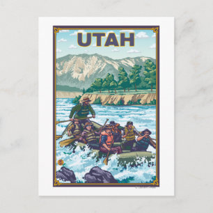 River RaftingUtah Postcard