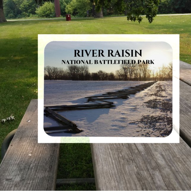 River Raisin National Battlefield Park War of 1812 Magnet (Creator Uploaded)