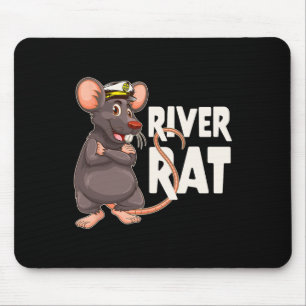 River Rat - Boaters Community Boat Family Pride Mouse Pad