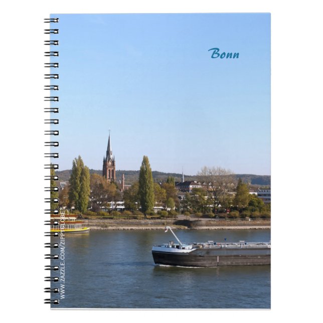 River Rhein Spiral Notebook (Front)