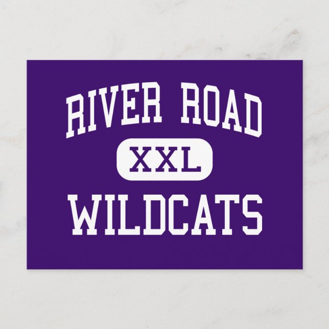 River Road - Wildcats - High - Amarillo Texas Postcard (Front)