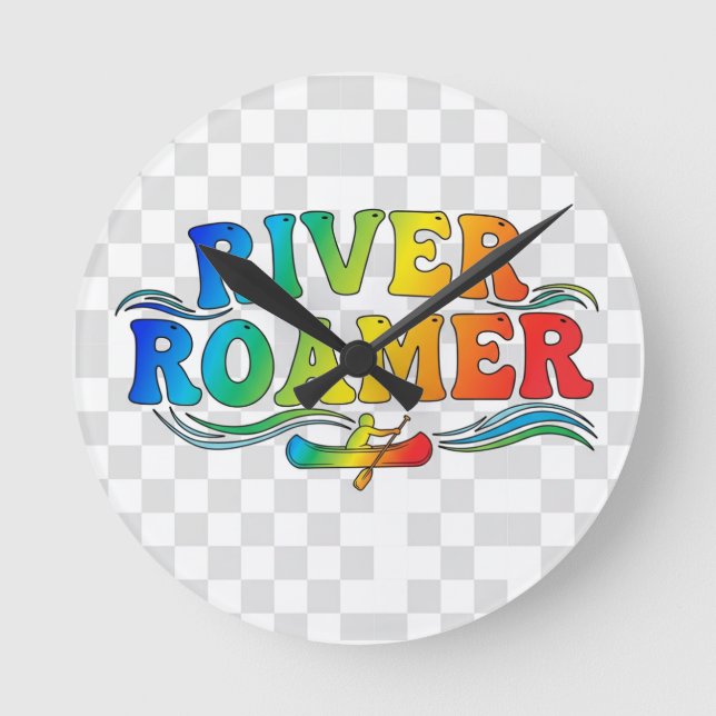 River Roamer. Round Clock (Front)