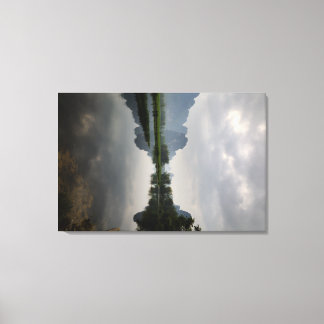 River run through Ming Shi village 1 Canvas Print