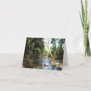 River Scene Thank You Card