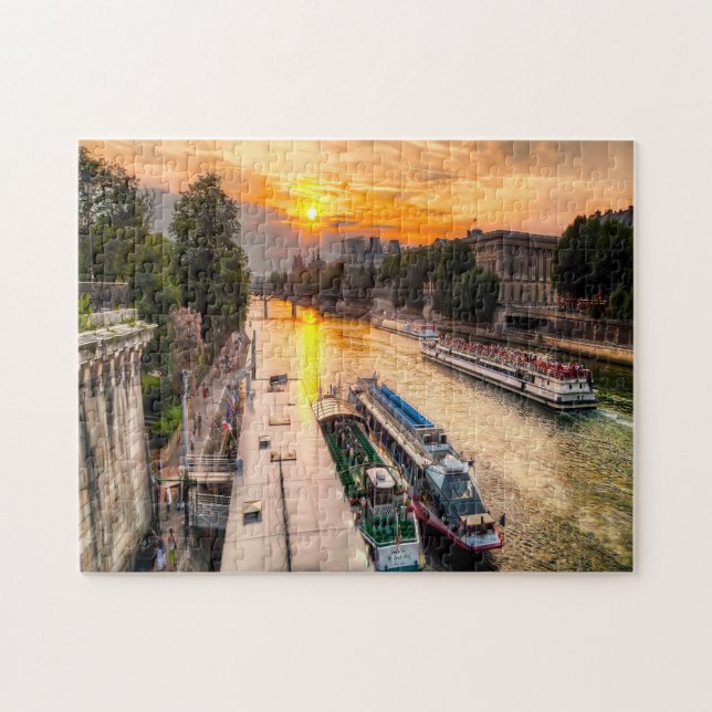 River Seine Paris. Jigsaw Puzzle (Horizontal)