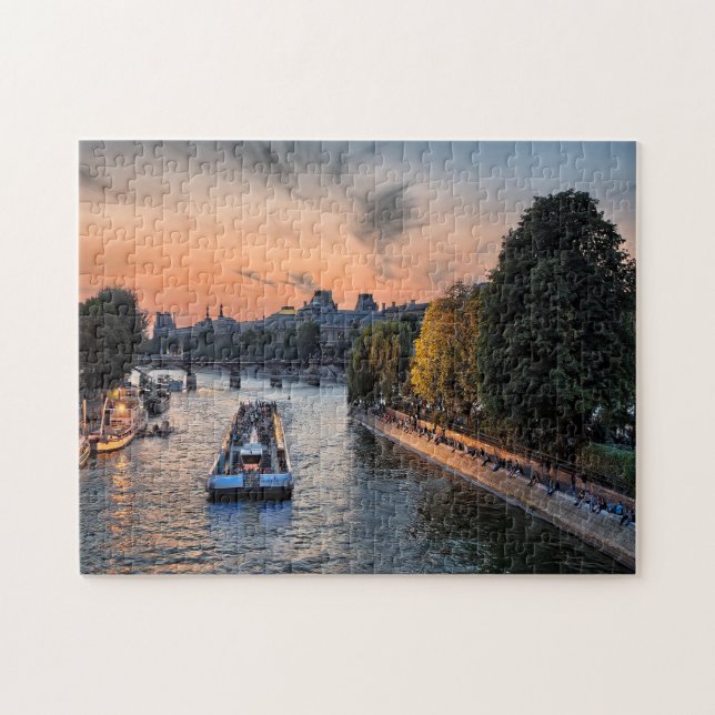 River Seine Paris. Jigsaw Puzzle (Horizontal)