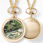 River South 0365 Necklace Watch<br><div class="desc">Painting "River South 0365" Collection Personalise on the product page or click the "Customise" button for more design options. Designed from my painting capturing a river I discovered on a trip south of Puerto Vallarta on the way to a Tequila Ranch. Located just south of Puerto Vallarta, Mexico. Matching products...</div>