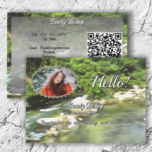 River South 0365 QR Code Social Calling Business Card