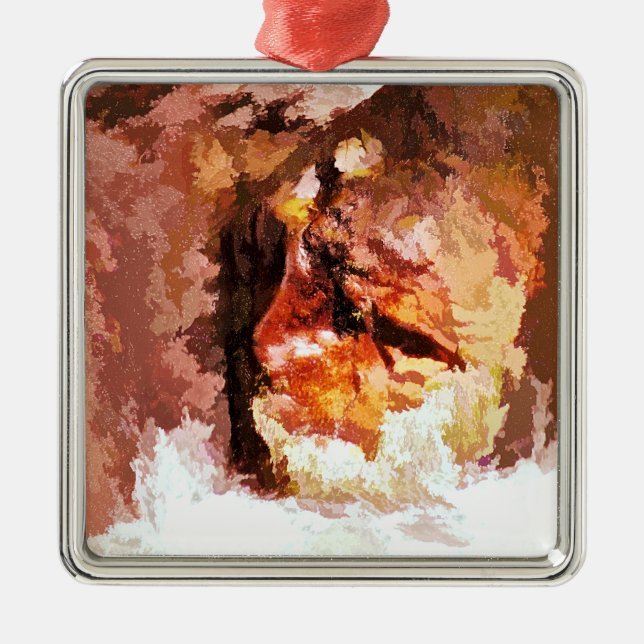 RIVER SPIRIT METAL TREE DECORATION (Front)