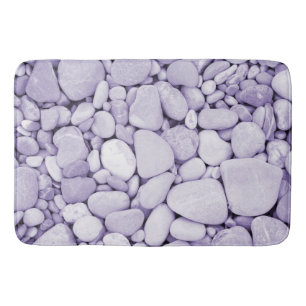 River Stone Pattern #1 #stones #decor #art Bath Mat
