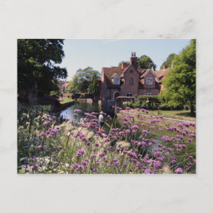 River Stour, Canterbury, Kent, UK Postcard