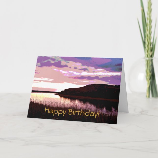 RIVER SUNSET CARD (Front)