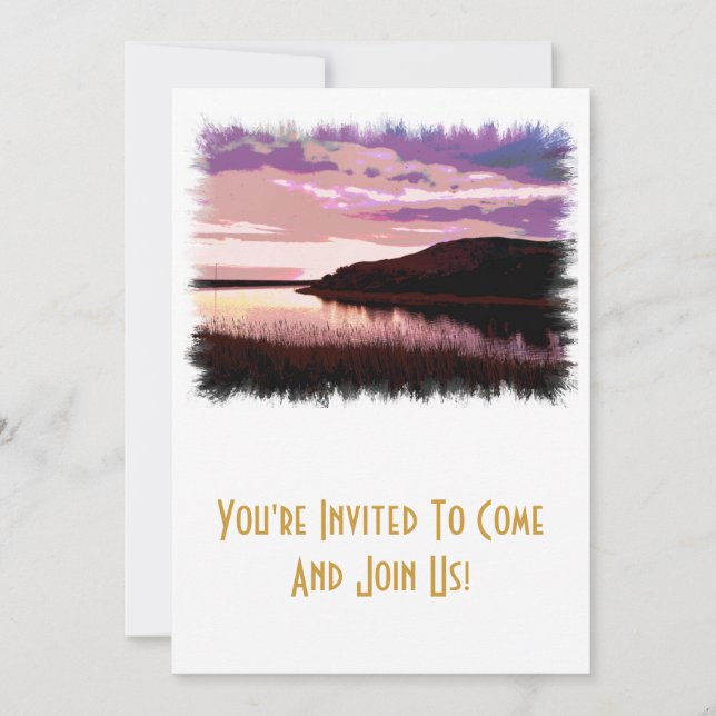 RIVER SUNSET INVITATION (Front)