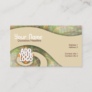 River Swirl Art Business Card