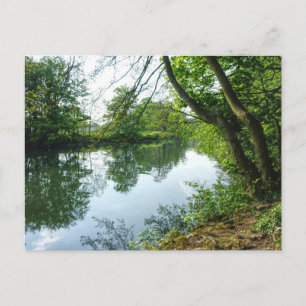 River Taff, Cardiff, Wales. Postcard