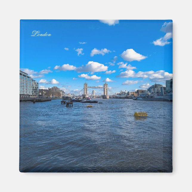 River Thames and Tower Bridge Magnet (Front)