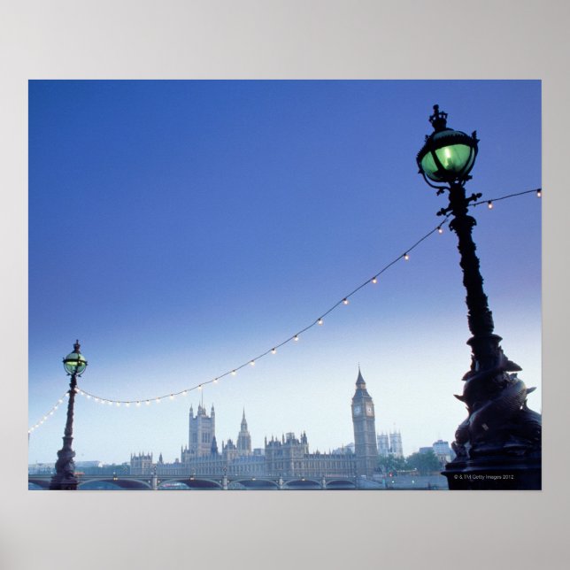 River Thames at Dusk Poster (Front)