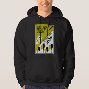 River Thames Regatta - Vintage Retro Style Rowing Hoodie