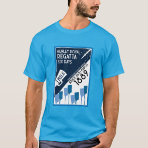 River Thames Regatta - Vintage Retro Style Rowing  T-Shirt