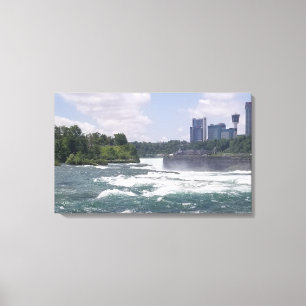 River to Falls Canvas Print