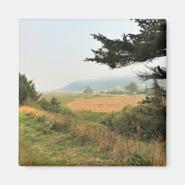 River Trail at Cape Blanco, Oregon Coast Magnet (Front)