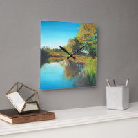 River Trees Fall Landscape Fine Art