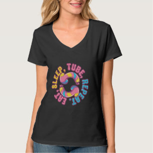 River Tubing Float Trip Eat Sleep Tube Repeat T-Shirt