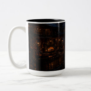 River Valley Lodge Black Mug Soothing Savage