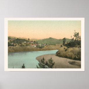 River View of Guerneville, CA Print