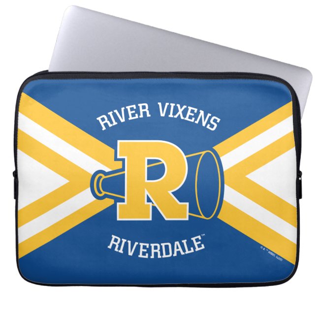 River Vixens Cheer Uniform Laptop Sleeve (Front)
