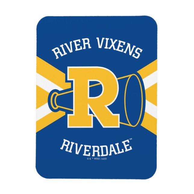 River Vixens Cheer Uniform Magnet (Vertical)