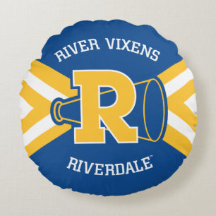 River Vixens Cheer Uniform Round Cushion