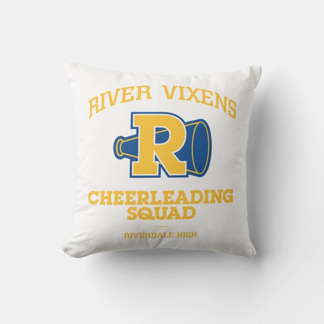 River Vixens Cheerleading Squad Cushion (Front)