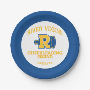 River Vixens Cheerleading Squad Paper Plate