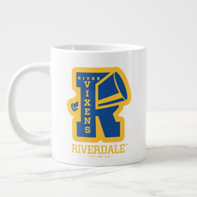 River Vixens Letterman Large Coffee Mug (Left)