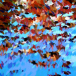 RIVER WATER    TILE<br><div class="desc">An abstract art design of trees reflected on river water.</div>