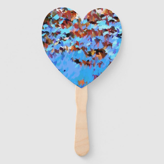 RIVER WATER TREE   HAND FAN (Front)