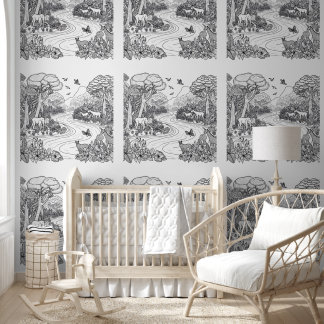 River Wildlife Colouring Kids Wallpaper