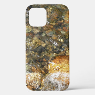 River-Worn Pebbles Brown and Grey Natural Abstract iPhone 12 Case