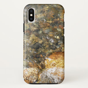 River-Worn Pebbles Brown and Grey Natural Abstract Case-Mate iPhone Case