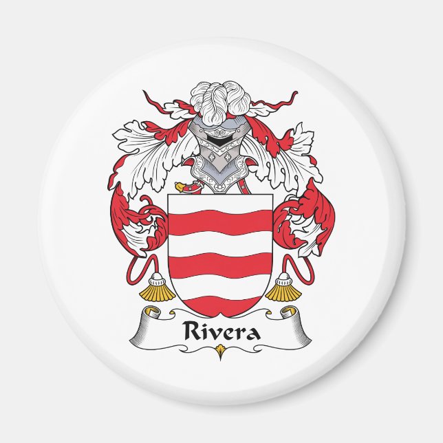 Rivera Family Crest Magnet (Front)