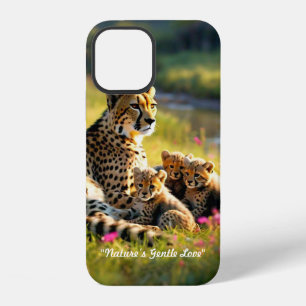 "Riverbank Cheetah Encounter" iPhone 12 Case