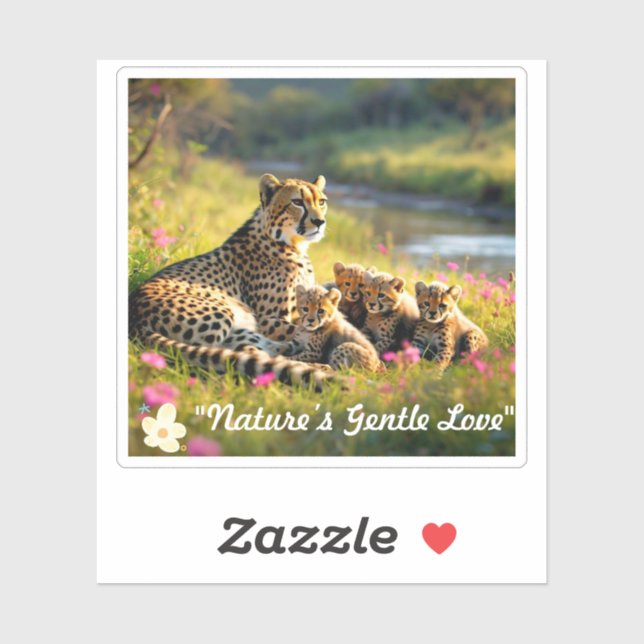 "Riverbank Haven for Cheetahs" (Sheet)