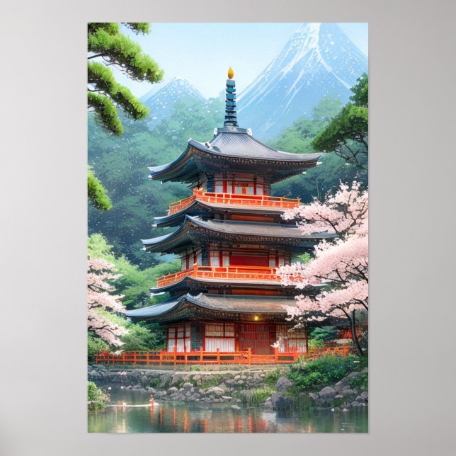 Riverbank Temple Poster (Front)