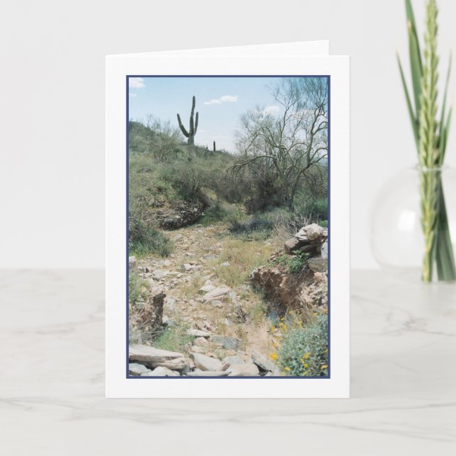 Riverbed Remembrance Greeting Card (Front)