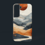 Riverbend Pathway Phone Case<br><div class="desc">A gently winding river leads through a warm-toned landscape,  symbolising peaceful progress and introspection.</div>