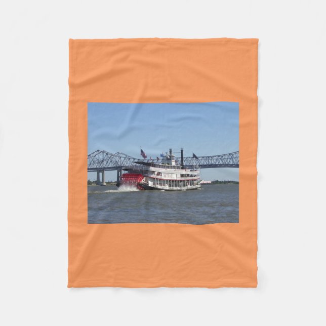 Riverboat Fleece Blanket (Front)