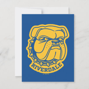 Riverdale Bulldog Head Card