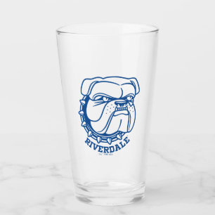Riverdale Bulldog Head Glass