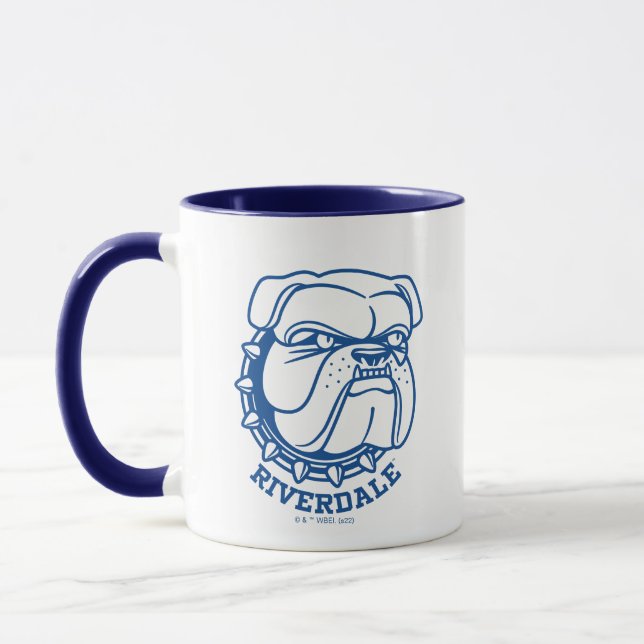 Riverdale Bulldog Head Mug (Left)